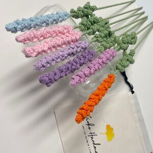 Handmade Lavender Crochet Flower